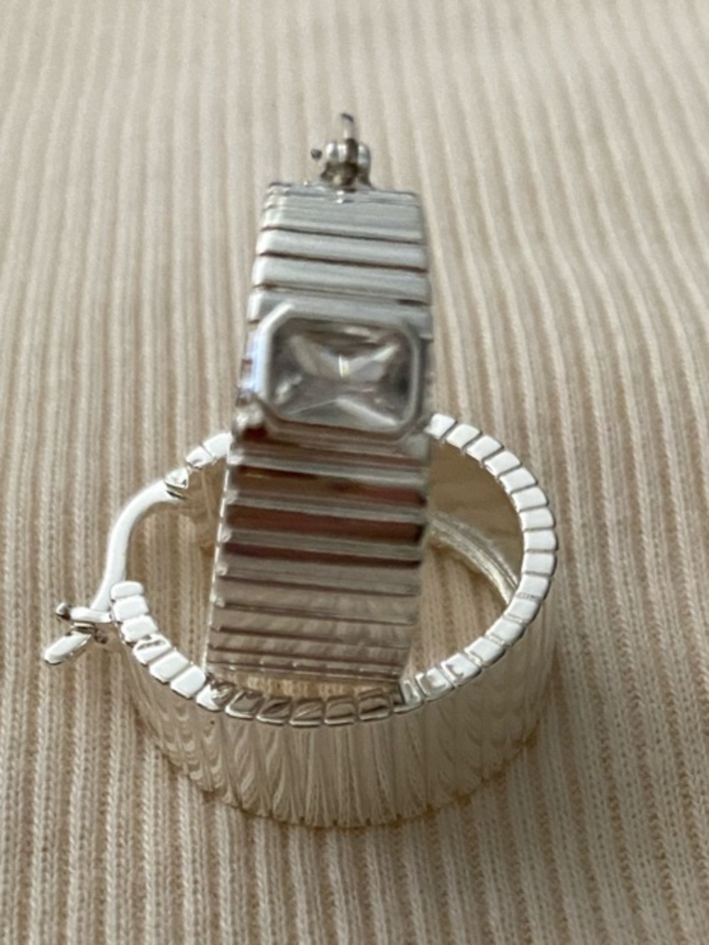 Carly  Lawrence  x EVRY Sterling silver Hoop earrings